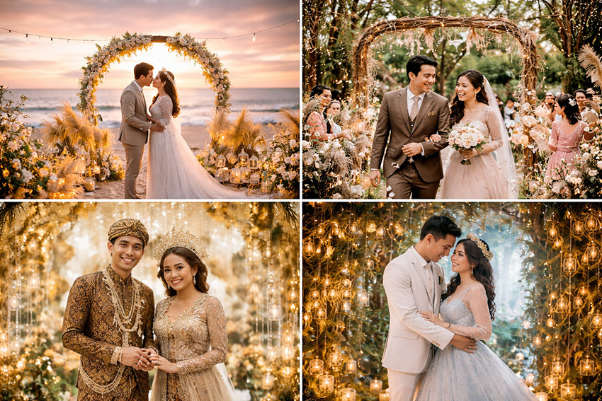 5 Pernikahan dengan Tema Unik yang Bikin Momenmu Tak Terlupakan