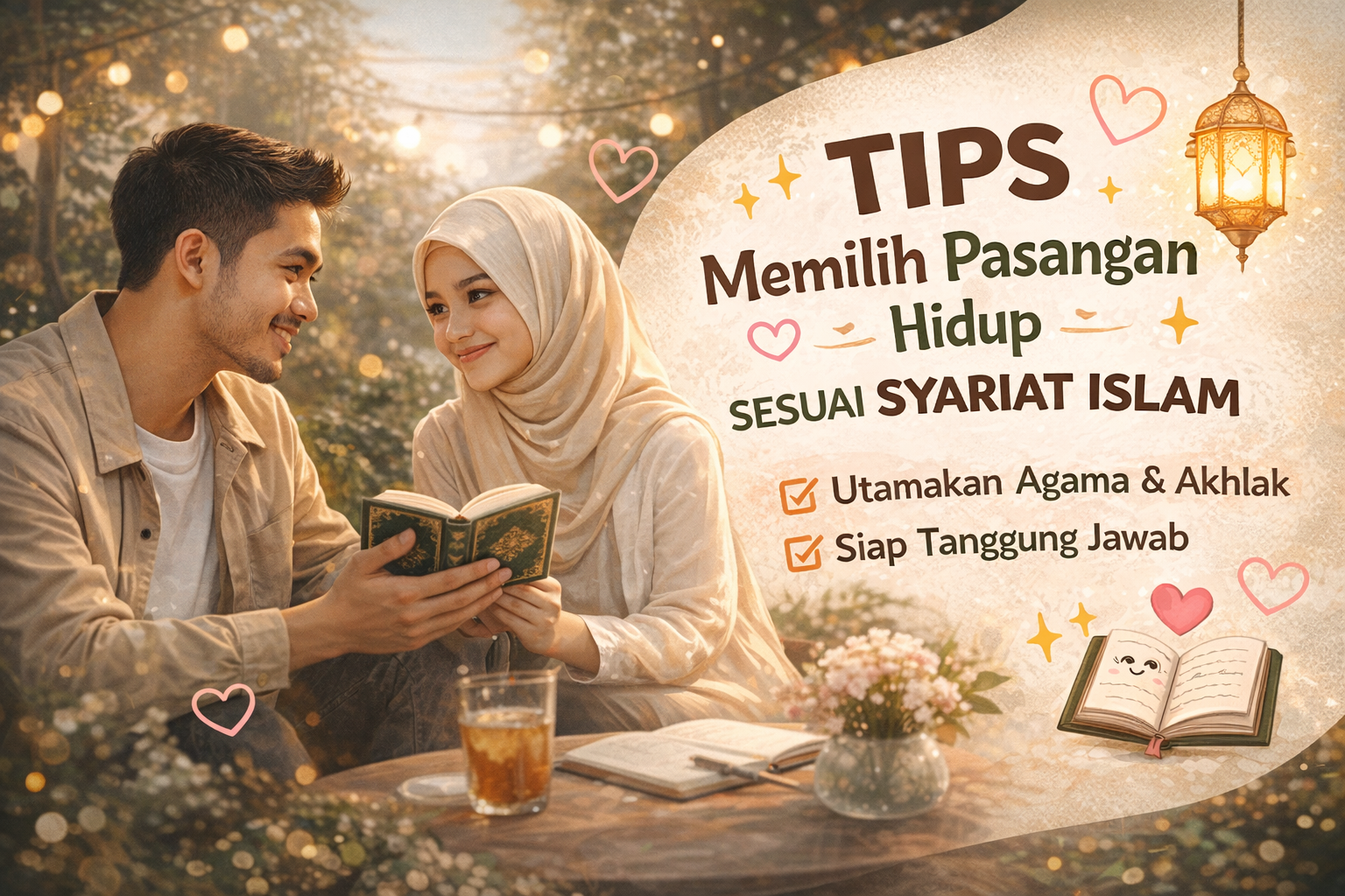 Tips Memilih Pasangan Hidup Sesuai Syariat Islam